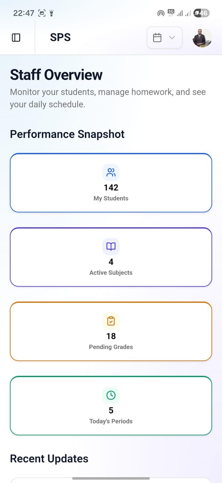 Teacher Portal